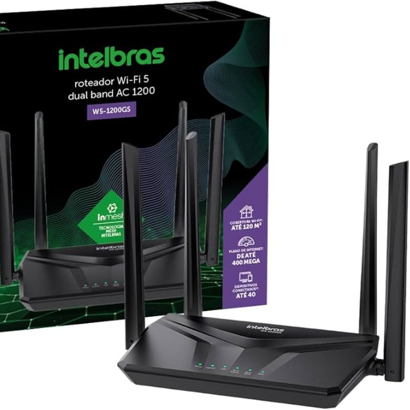 Roteador Wi-Fi Dual Band AC1200