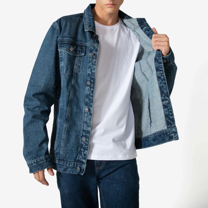 Jaqueta Jeans Clássica Unissex